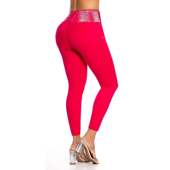 Lowell Jeans, Colombian 🇨🇴 Butt Lifter Embroidery High Waist Skinny Jea… - Picture 3 of 6